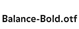 Balance-Bold