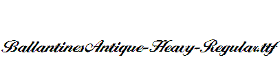 BallantinesAntique-Heavy-Regular