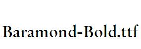 Baramond-Bold