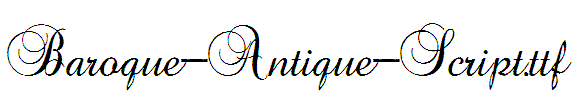 Baroque-Antique-Script