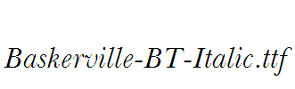 Baskerville-BT-Italic