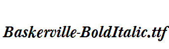Baskerville-BoldItalic
