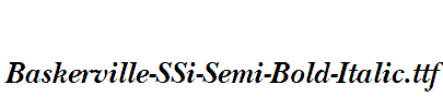 Baskerville-SSi-Semi-Bold-Italic