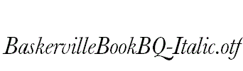 BaskervilleBookBQ-Italic