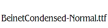 BeinetCondensed-Normal