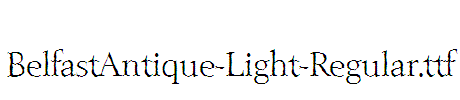 BelfastAntique-Light-Regular