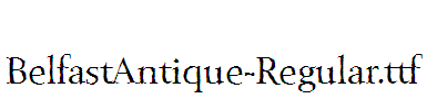 BelfastAntique-Regular