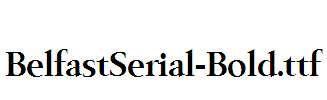 BelfastSerial-Bold