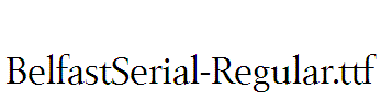 BelfastSerial-Regular