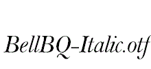 BellBQ-Italic