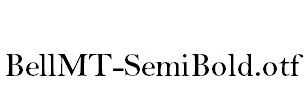 BellMT-SemiBold