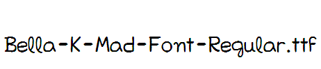 Bella-K-Mad-Font-Regular