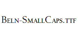 Beln-SmallCaps