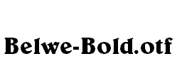 Belwe-Bold