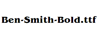 Ben-Smith-Bold