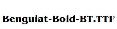 Benguiat-Bold-BT