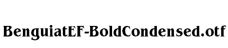 BenguiatEF-BoldCondensed