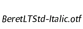 BeretLTStd-Italic