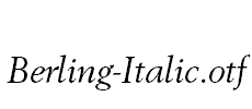 Berling-Italic