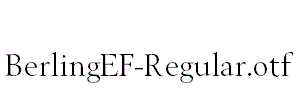 BerlingEF-Regular