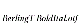 BerlingT-BoldItal