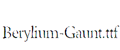 Berylium-Gaunt