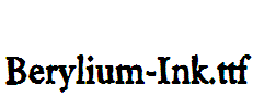 Berylium-Ink