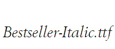 Bestseller-Italic