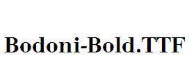 Bodoni-Bold