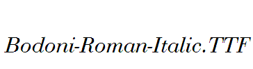 Bodoni-Roman-Italic