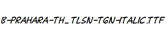 B-Prahara-TH_Tlsn-Tgn-Italic