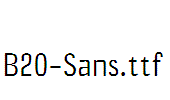 B20-Sans