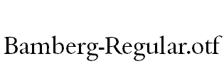 Bamberg-Regular