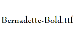 Bernadette-Bold