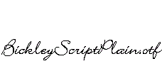 BickleyScriptPlain