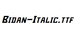 Bidan-Italic