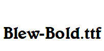 Blew-Bold