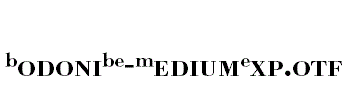 BodoniBE-MediumExp