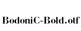 BodoniC-Bold