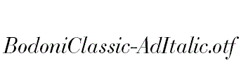 BodoniClassic-AdItalic