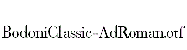 BodoniClassic-AdRoman