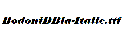 BodoniDBla-Italic