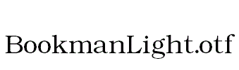 BookmanLight