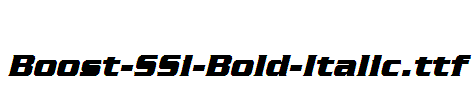 Boost-SSi-Bold-Italic