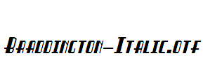 Braddington-Italic