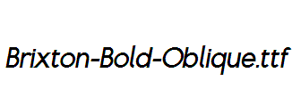 Brixton-Bold-Oblique