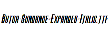 Butch-Sundance-Expanded-Italic