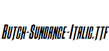 Butch-Sundance-Italic