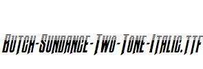 Butch-Sundance-Two-Tone-Italic