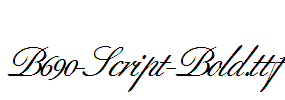 B690-Script-Bold